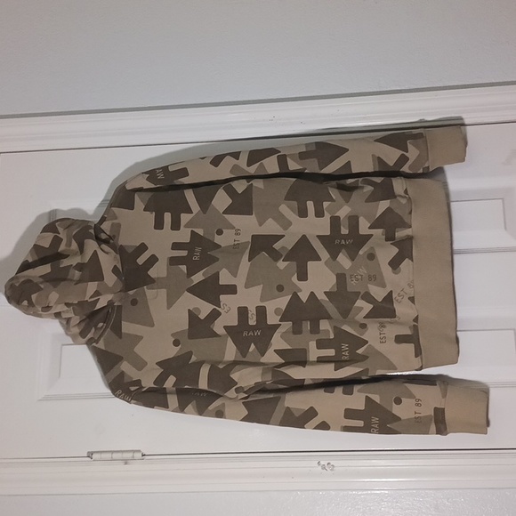 G-Star Raw Top Arrow Camouflage Print Hoodie Style - Picture 4 of 7